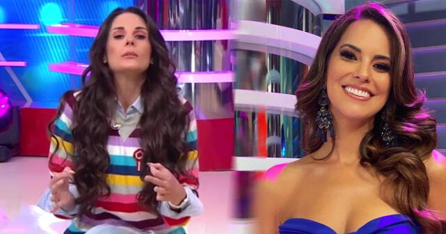 Rebeca Escribens agradece a Valeria Piazza por su apoyo en América Espectáculos.