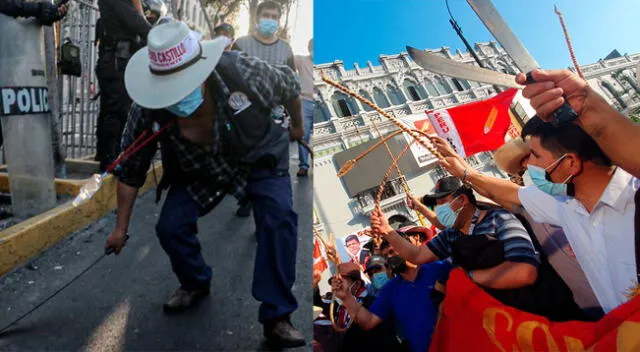 Movilización será multitudinaria y protestaron en defensa de sus compañeros de Chadín.