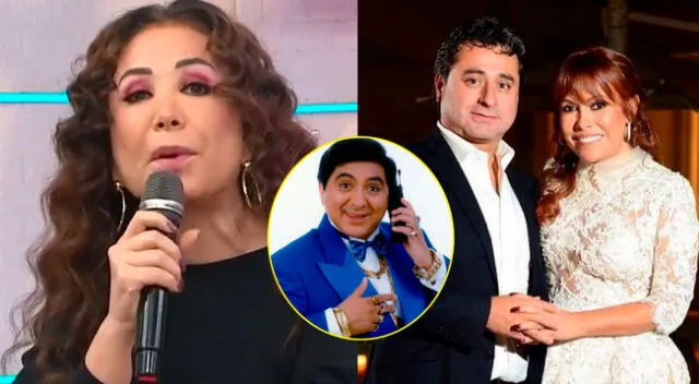 Janet Barboza manda indirecta a esposo de Magaly Medina.