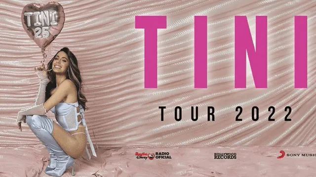 Conoce más detalles del concierto de Tini en Perú