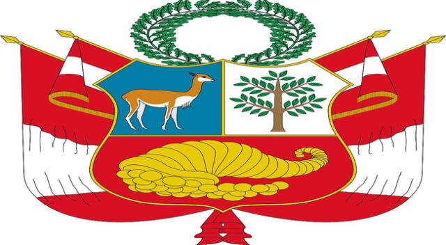 Escudo nacional del Perú.