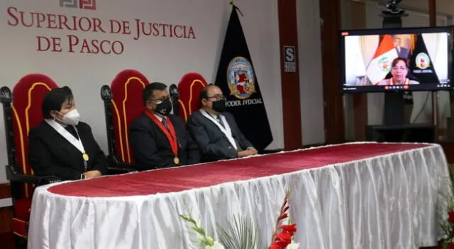 Poder Judicial realizó ceremonia de implementación del Expediente Judicial Electrónico en caso de violencia en Corte de Pasco