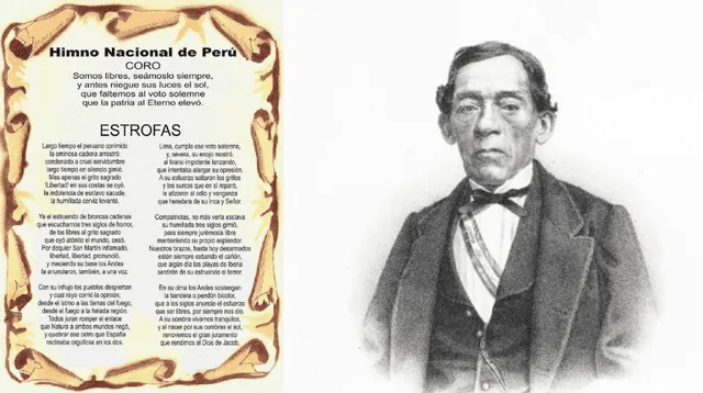 El libertador José de San Martín convocó a un concurso público para elegir el himno.