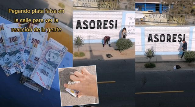 Peculiar escena en una calle se hizo viral en las redes sociales.