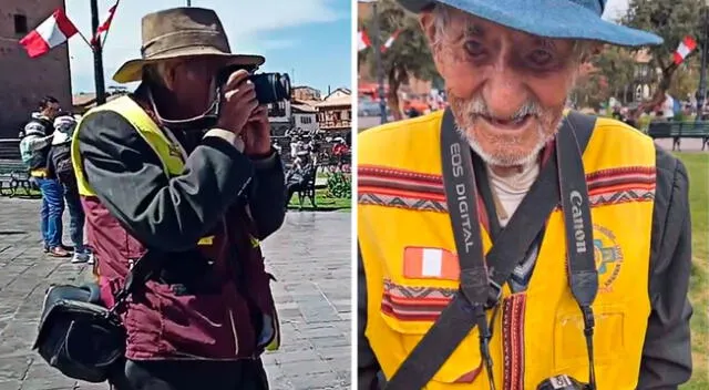 Don Serapio Vargas trabaja desde las 9 de la mañana hasta las 5 de la tarde y que lo pueden buscar en la Plaza Mayor de Cusco.