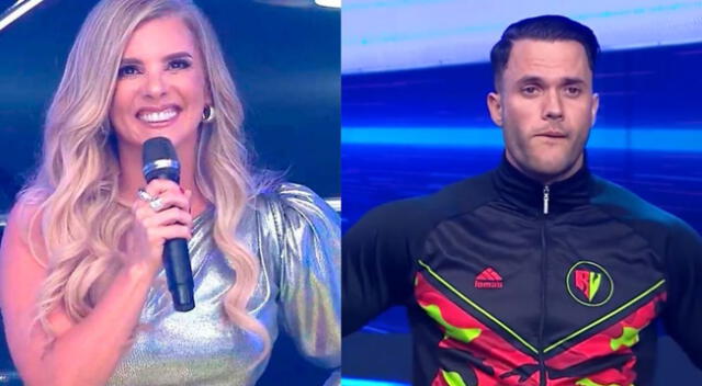 Fabio Agostini puso nerviosa a Johanna San Miguel