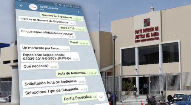 Más de 240 mil usuarios de la Corte del Santa utilizan aplicativo Telegram