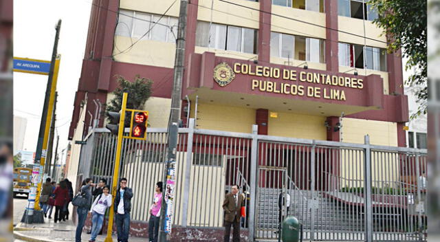 Colegio de Contadores de Lima actualmente se ubica en Cercado de Lima.