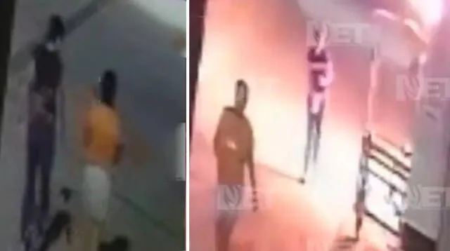 La mujer fue captada atentando contra la vida de la mujer de la tercera edad.