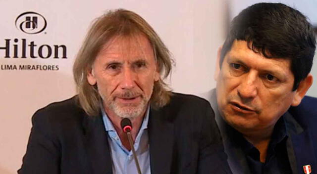 Ricardo Gareca no mencionó a Agustín Lozano para nada, pero sí lo hizo con su antecesor.