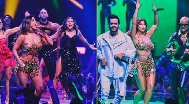 Yahaira Plasencia evidenció su felicidad y orgullo por show en Premios Juventud 2022.