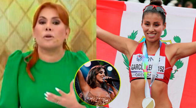 La conductora Magaly Medina destacó que la atleta peruana Kimberly García haya ganado su segunda medalla de oro en el Mundial de Atletismo.