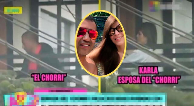 El Chorri y su esposa Karal Quintana siguen viviendo juntos pese a ampay.