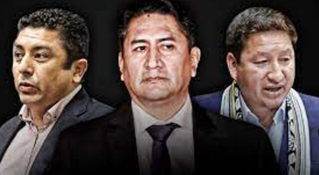 Dictan comparecencia contra Vladimir Cerrón, Guido Bellido y Guillermo Bermejo por presunto delito de afiliación al terrorismo
