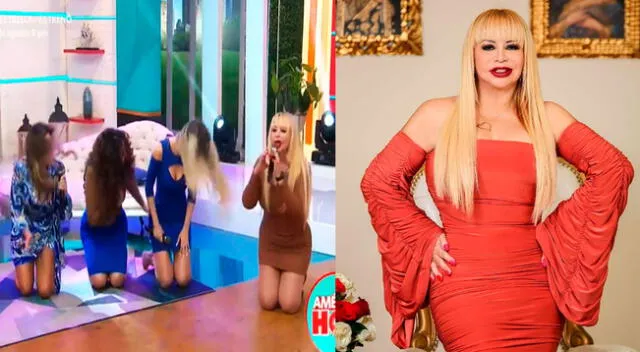 Ethel Pozo, Janet Barboza y Brunella Horna se divierten bailando junto a Susy Díaz: