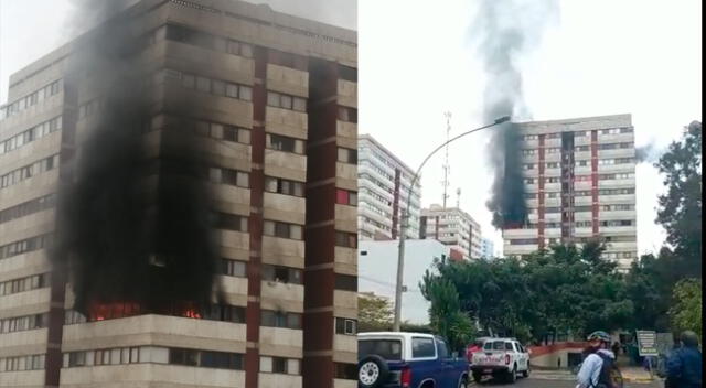Incendio consume edificio en San Felipe