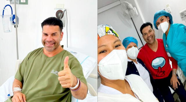 Carlos Barraza se muestra mejor de salud tras sufrir neumonía.