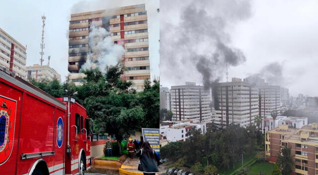 Incendio en Jesús María: bombero está en UCI e intubado tras inhalar humo en siniestro