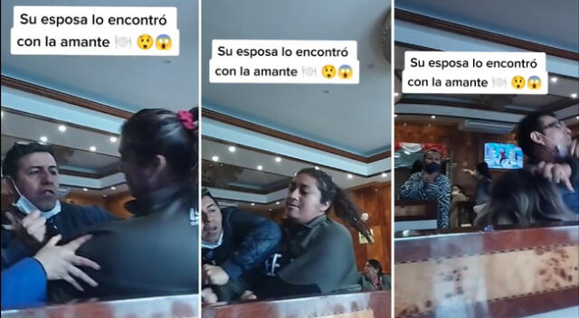 Lima: mujer descubre infidelidad a su esposo en chifa durante fiestas patrias y agrede a su amante