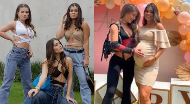 Flavia Laos y las hermanas de Patricio Parodi son íntimas amigas