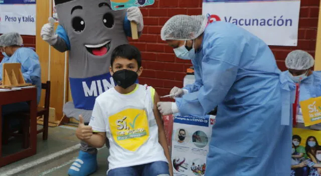 Huancavelica: menores de entre 5 a 11 años reciben la tercera dosis contra el covid-19