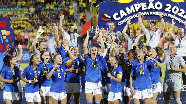 La selección de Brasil no tiene rivales en el fútbol femenino en Sudámerica