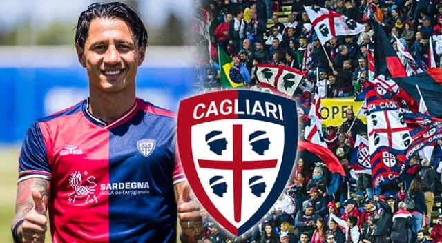 ¡Lo hizo! Gianluca Lapadula metió su primer tanto con Cagliari en su debut ante Leeds United.