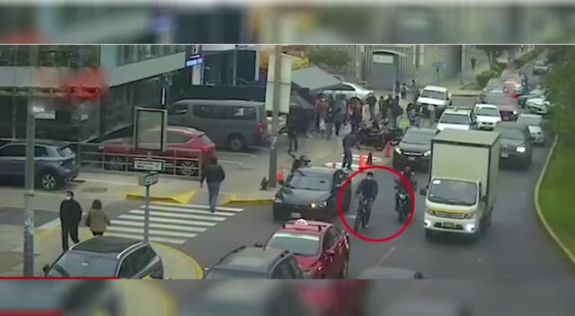 San Borja: intensa persecución se desató entre serenos y policías contra ladrón de bicicletas [VIDEO]