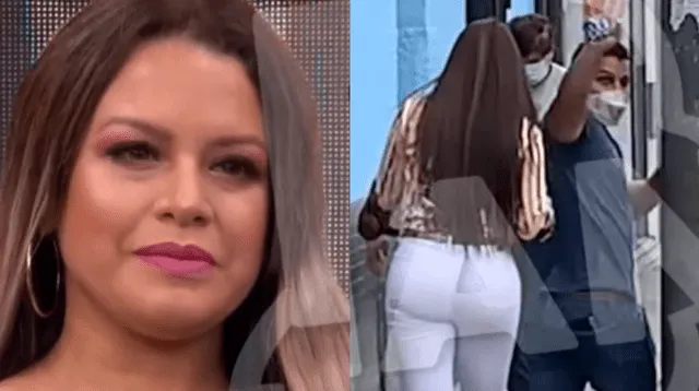 Florcita Polo y su reacción al ver a Néstor Villanueva con Greis Keren