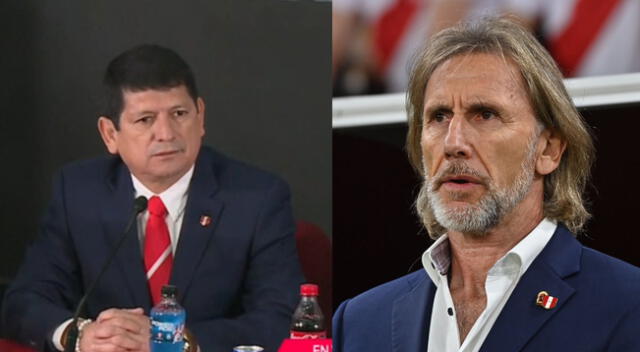 Juan Reynoso es nuevo técnico de la selección peruana y Agustín Lozano lo presentó en conferencia de prensa.