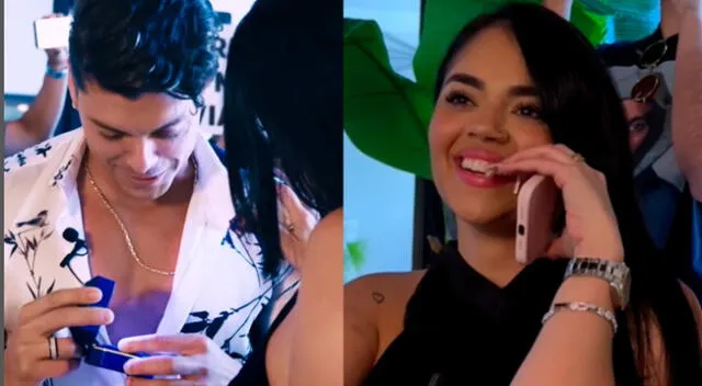 El chico reality Ignacio Baladán sorprendió de bella manera a su pareja colombiana Natalia Segura con ayuda de sus amigos.