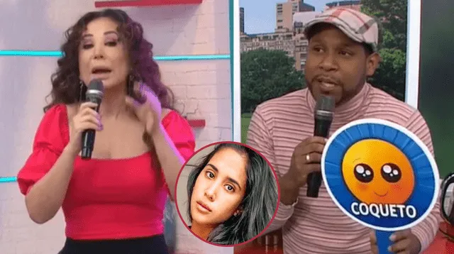 Giselo le recuerda a Janet Barboza la entrevista que le hizo a Melissa Paredes.