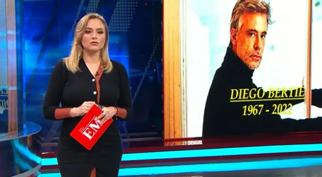 En América Noticias edición mediodía, Carla Tello recordó cómo sus compañeros se enteraron en vivo sobre la muerte de Diego Bertie, y lo lamentó.