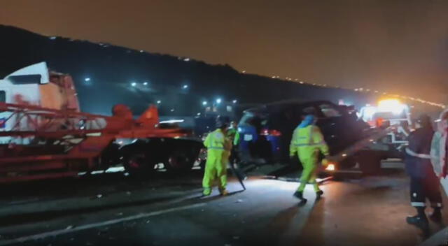 VES: seis personas resultaron heridas al registrarse un triple choque en la Panamericana Sur [VIDEO]