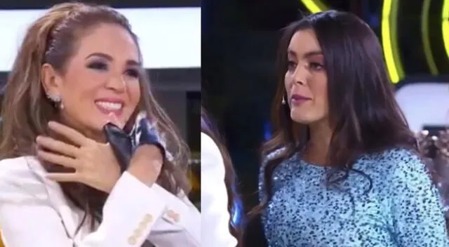 Daniela Navarro y Yolanda Andrade pelea.