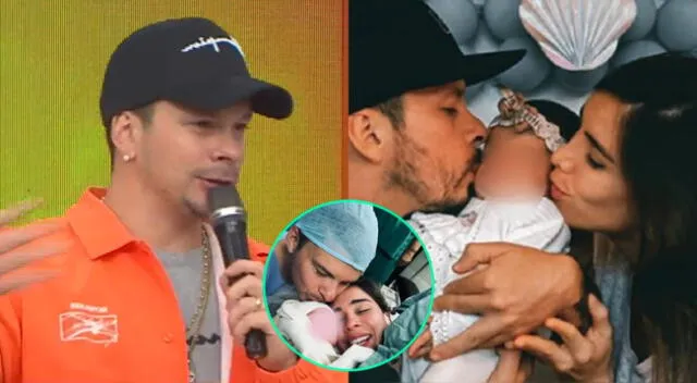 Mario Hart es un papá chocho y lo demostró al aire.