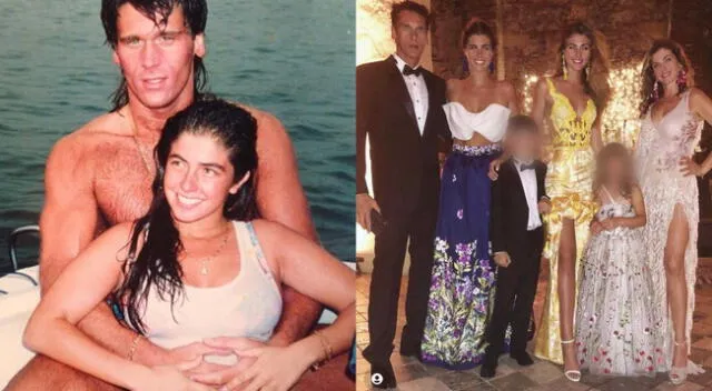 La familia de Bárbara Cayo y Lucho Rovegno y sus talentosas hijas.