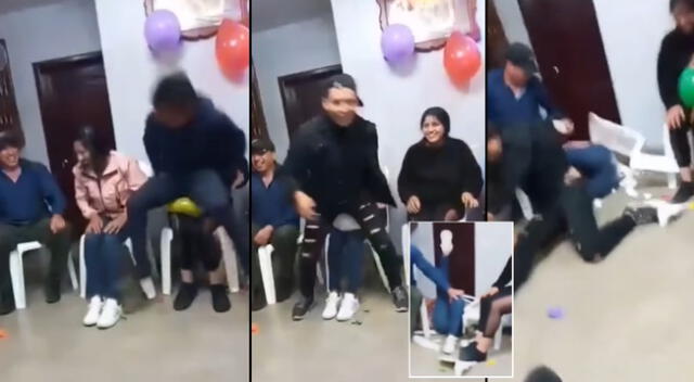 Singular escena de los jóvenes durante una fiesta se hizo viral en las redes sociales.