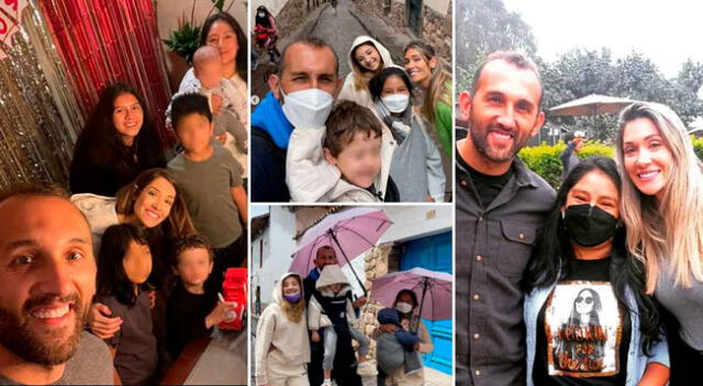 Hernán Barcos llevó a su niñera y sus hijos a Cusco. También la invita a compartir momentos fuera de la casa y la incluye como un miembro más de su familia.