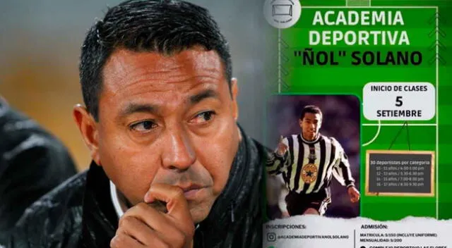 Nolberto Solano comienza su emprendimiento como dueño de academia deportiva.