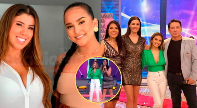 Daniela Darcourt y Yahaira Plasencia brindan su apoyo a Amy Gutiérrez tras incidente en TV.