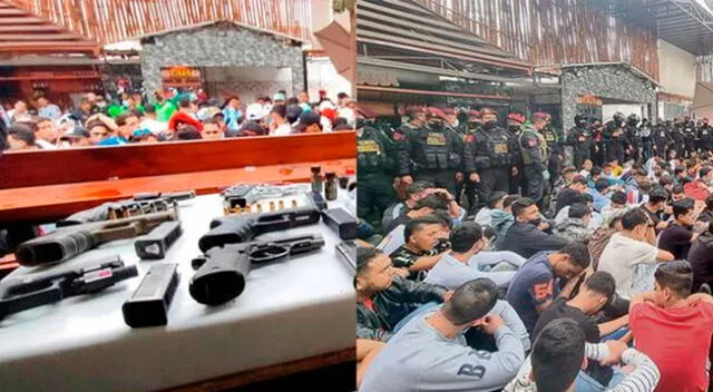 SJL: más de 200 extranjeros que fueron detenidos en discoteca con armas serán deportados [VIDEO]