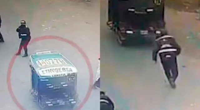 Ate: mototaxista atropella intencionalmente a fiscalizadora que retiraba ambulantes de la vía pública [VIDEO]