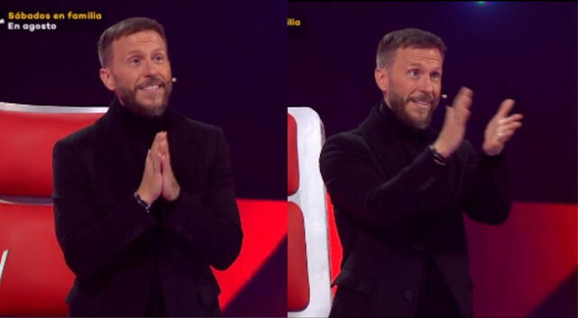 Noel Schajris se emociona con vídeo del programa La Voz Perú