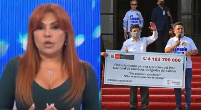 Magaly Medina cuestionó a Andrés Hurtado por 'trato' con Pedro Castillo