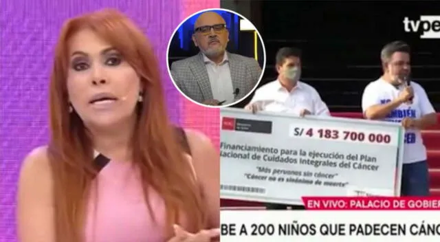 Magaly Medina cuestiona a Pedro Castillo y Andrés Hurtado.