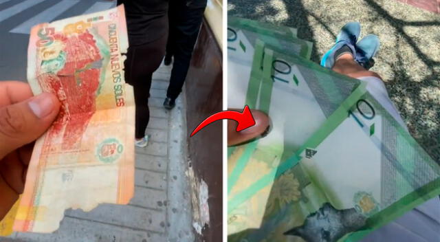 Peruano se encuentra con billete de 50 soles totalmente roído y banco se lo cambia.