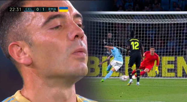 Iago Aspas puso el empate entre Real Madrid vs. Celta de Vigo.