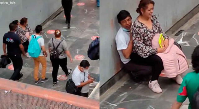 Video viral en TikTok se refiere a una escena en el Metro de México.