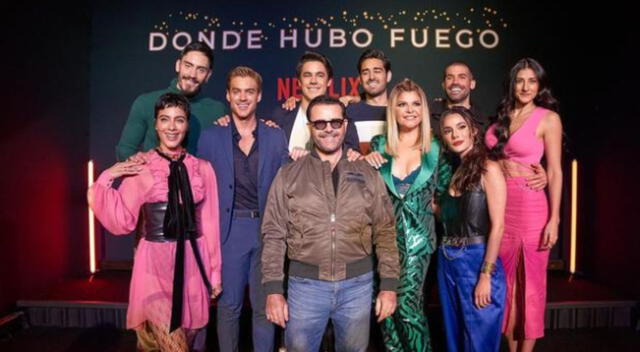 Conoce a los personajes de la serie mexicana en Netflix 'Donde hubo fuego'.